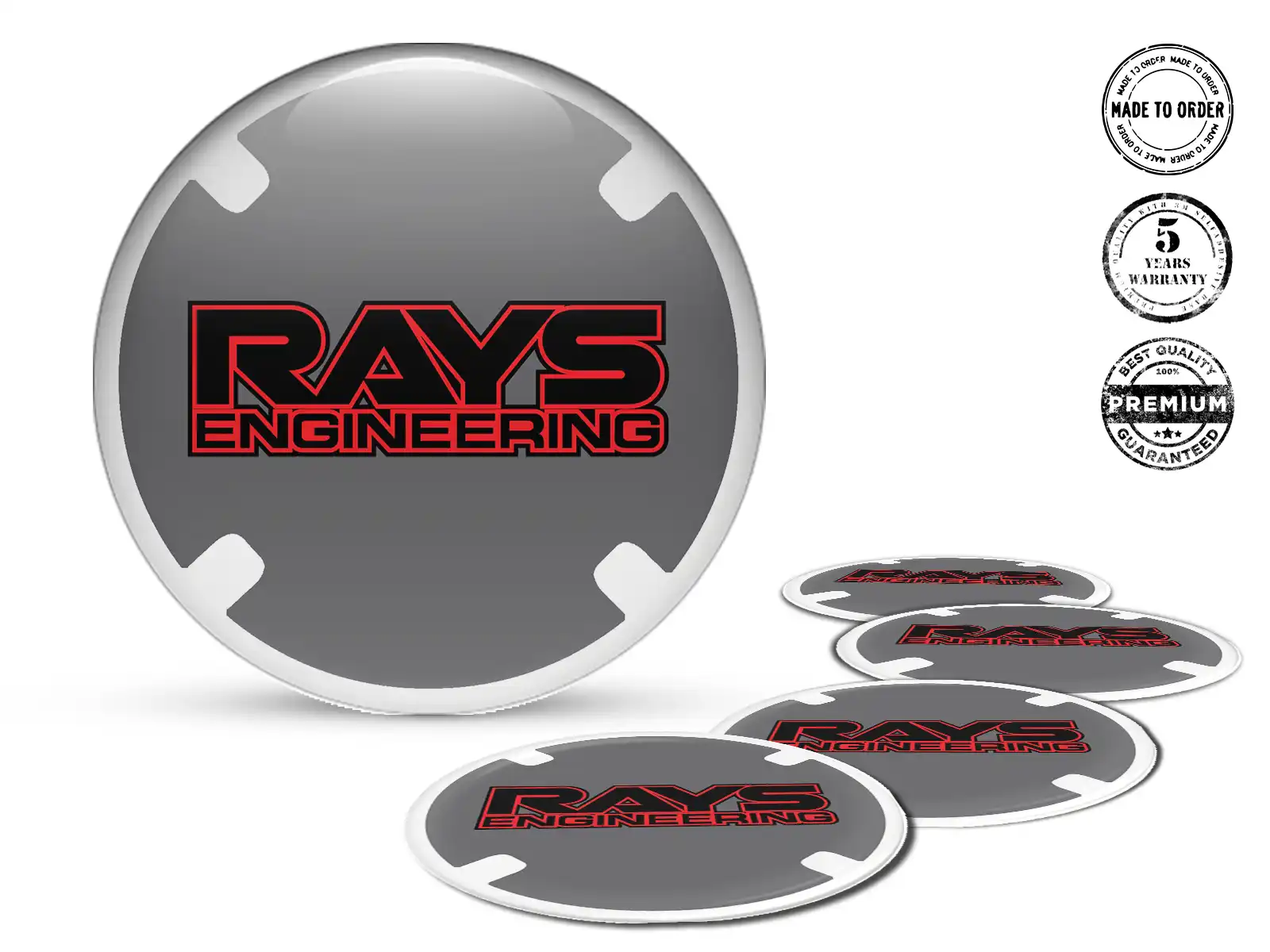 Rays Radaufkleber Stil Upgrade für Epoxy-Dome